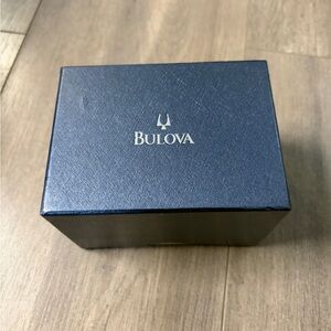 Bulova Navy and White Watch Box Set(box only)
